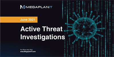 Active threat investigations in June 2020 highlighted in a blog post.