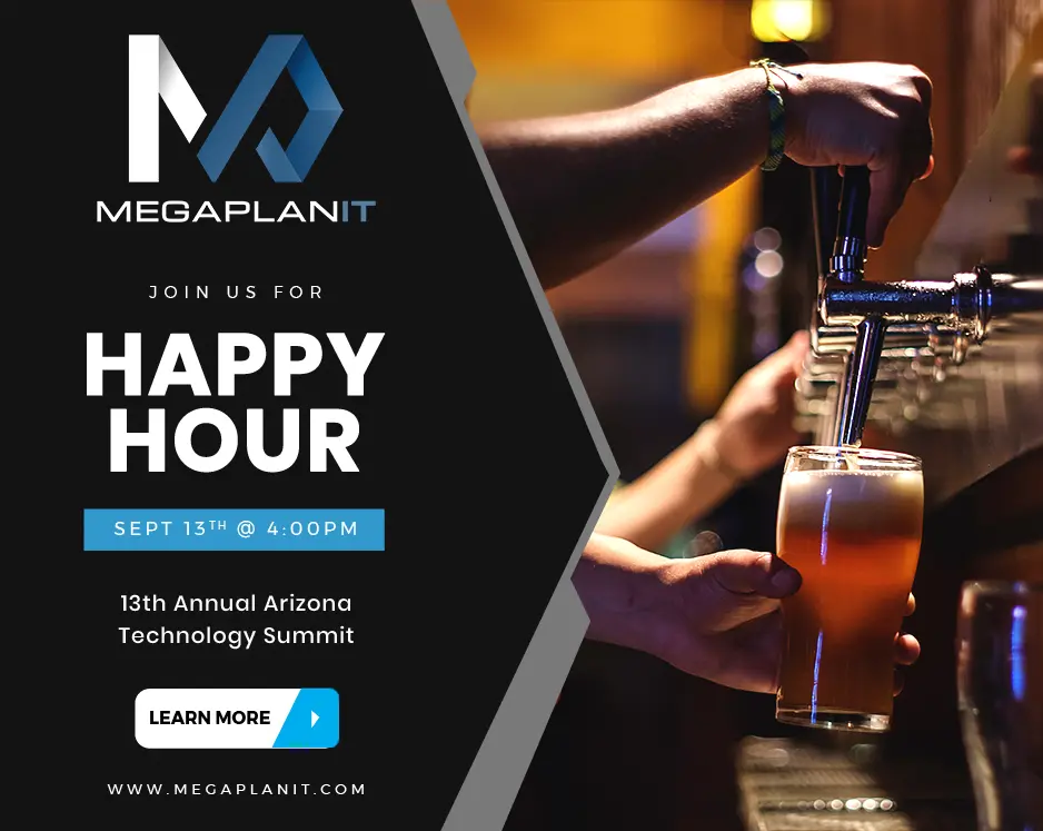 MegaplanIT happy hour at the Arizona Summit.