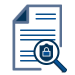 File-Protection-Monitor-150px A document with a magnifying glass and a lock representing endpoint detection.