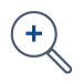 Magnifi-Glass-150px A blue square.