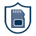 Memory-Protection-V2-150px A memory card image integrated into an endpoint detection and response shield.