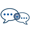 Protected-Communications-V1-150px An icon with a padlock on it representing Cyber Maturity Model Certification.