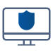 Security-Monitor-150px A blue shield icon.
