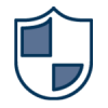 Shield-150px A shield with two squares on it providing Endpoint Detection and Response.